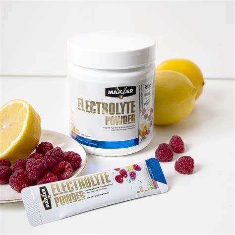Электролиты Maxler Electrolyte Powder 204г Лимон - Малина - купить с ...
