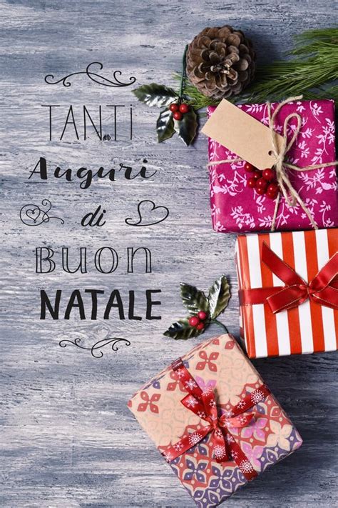 Buon Natale Merry Christmas In Italian Stock Photo Image Of Object