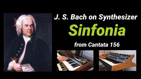 Johann Sebastian Bach Sinfonia From Cantata On Analog Synthesizer