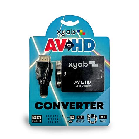 Universal Rca Av To Hd Adapter With 3 Foot Hd Cable Included Xyab