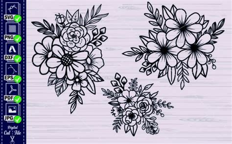 1754 Daisy Svg Designs Graphics