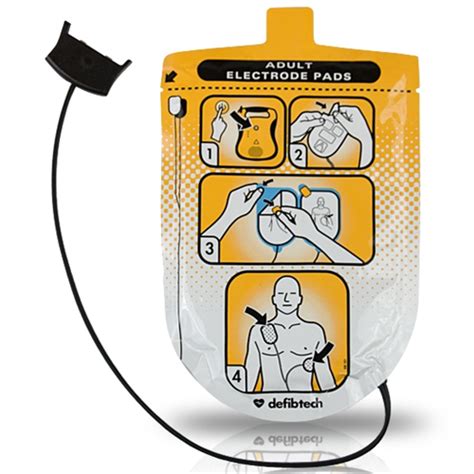 Ddu Series Adult Defibrillation Pads For Defibtech Lifeline View