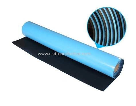 Rohs 30 Blue Color Anti Static Esd Rubber Table Mat China Esd Mat