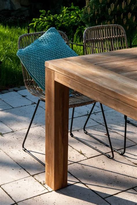 Деревянный стол для террасы | Интернет-магазин Garden Space