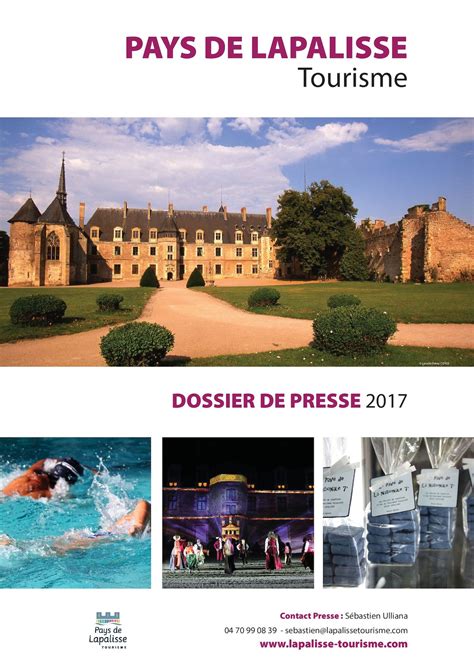 Calaméo Dossier Presse Lapalisse Tourisme 2017