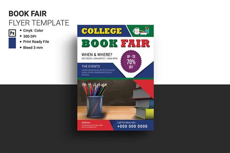 Book Fair Flyer Template Graphic by sistecbd · Creative Fabrica