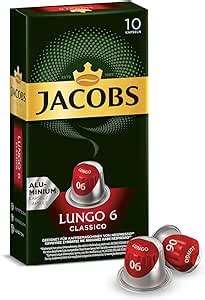 Jacobs Capsule Lungo 6 Classic Kapsül Kahve Amazon tr