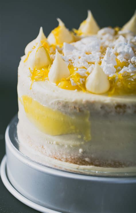 Naked Triple Layer Lemon Meringue Cake Artisan Bakes