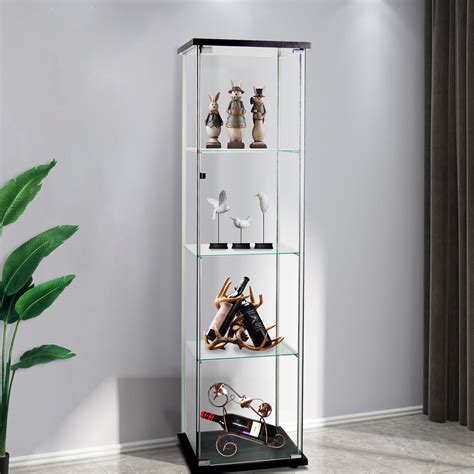 Corner Glass Display Cabinet With Lights | Cabinets Matttroy