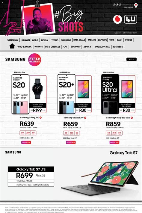 Vodacom Specials 7 October Vodacom Phone Vodacom Catalogue