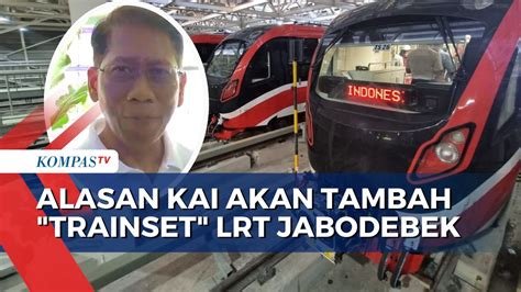 Video Penumpang Melonjak KAI Akan Tambah Rangkaian Kereta LRT Jabodebek