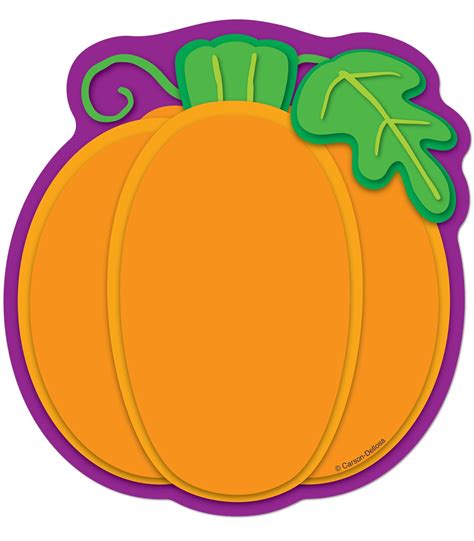 Carson Dellosa 36 Piece Fall Pumpkins Bulletin Board Cutouts Orange