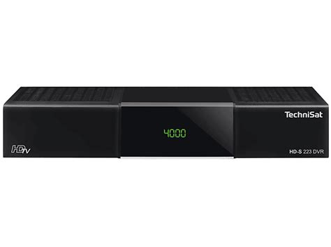 TECHNISAT HD S 223 DVR SAT Receiver DVB S DVB S2 Schwarz MediaMarkt