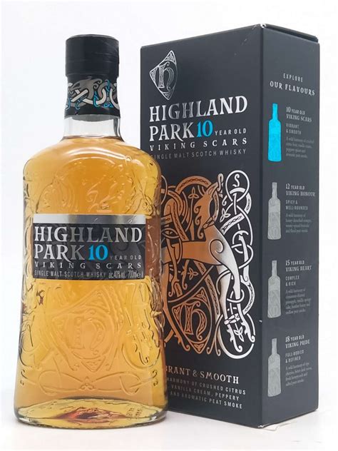 Highland Park Year Old Single Malt Scotch Whisky Viking Scars