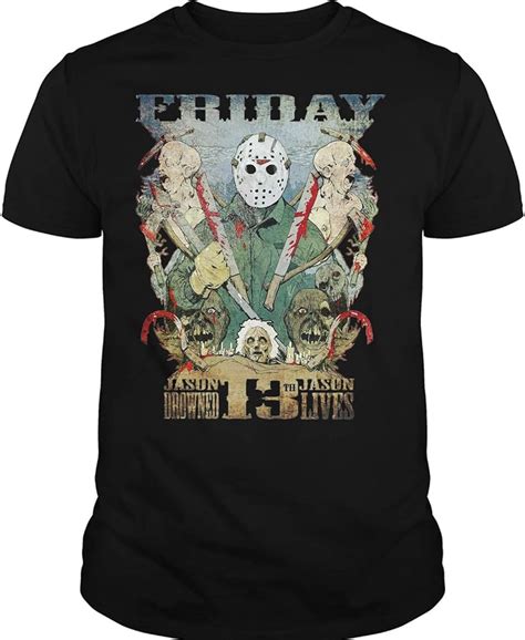 Jason Voorhees T Shirt Friday The 13th T Shirt 4236 Seknovelty