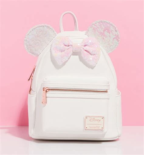 Loungefly Disney Minnie Mouse Iridescent Sequin Mini Backpack