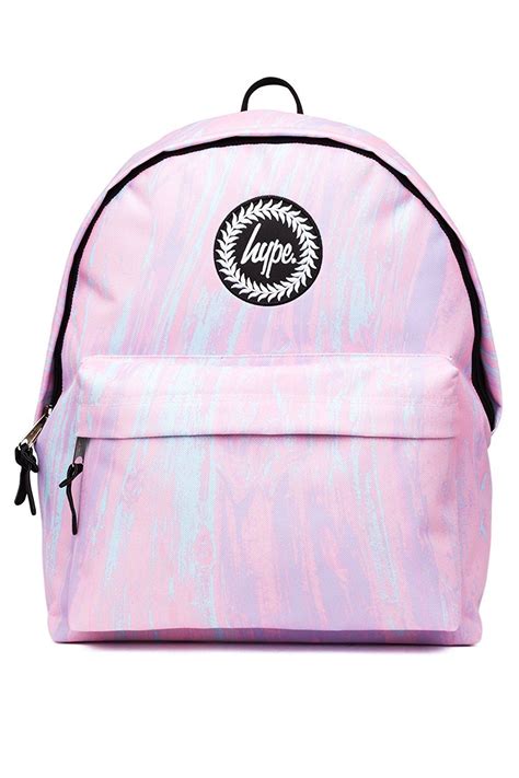 Hype Backpack Rucksack School Bag For Girls Boys Pastel Strokes