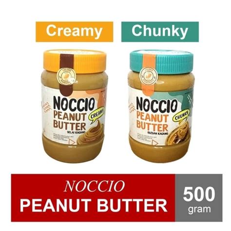 Jual Noccio Peanut Butter Creamy Chunky 500gr EXP 2025 Selai Olesan