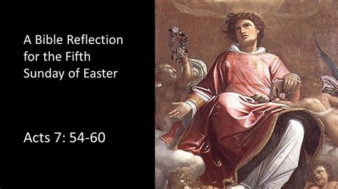 A Bible Reflection For The Fifth Sunday Of Easter Youtube