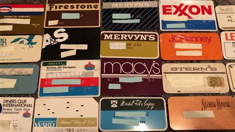 80s Credit Cards Department Charge Cards 1980s 80sthen80snow Youtube