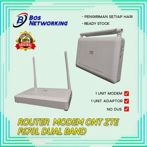 Jual Router Modem ONT Zte F670L Support Dual Band 5G GPON EPON Shopee