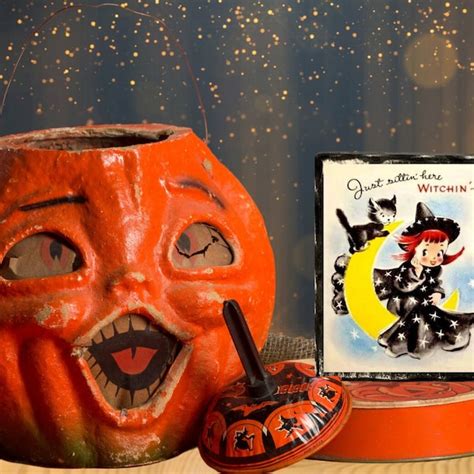 Vintage Halloween Decor Etsy