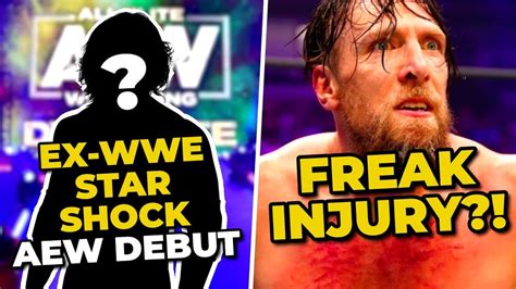 Ex Wwe Star Makes Shock Debut Aew Dynamite Freak Injury Video