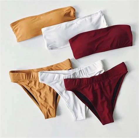 High Quality Bikini Wholesale Brazilian Bikinis Bandeau Swimwear Sexy Girls Swimsuits Buy Hot