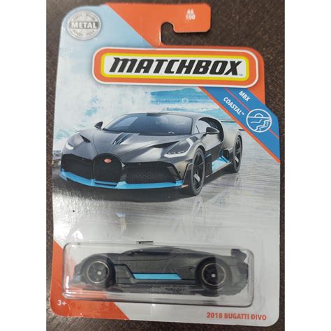 Marchandises De Mode MATCHBOX 2018 Bugatti Divo Noir Mat 1 64 Garantie