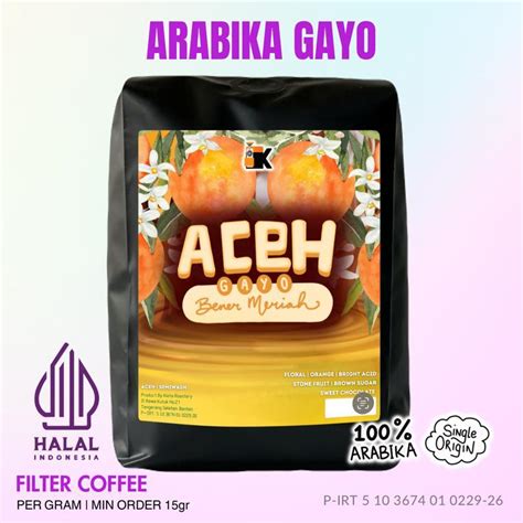 Jual Kieta Roastery Biji Kopi 100 Premium Arabika Gayo 500g 1kg