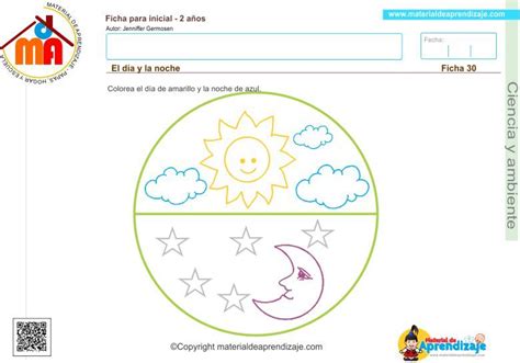 El Dia Y La Noche Fichas Ciencia Para Ni Os Actividades Didacticas