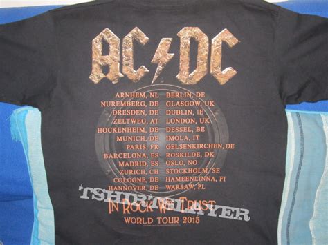 AC/DC - Rock Or Bust World Tour 2015 shirt | TShirtSlayer TShirt and ...