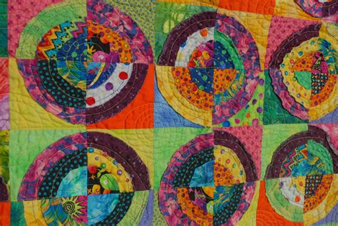 21st Century Bulls Eye Hand Made Quilt Circle Quilt Patterns Circle