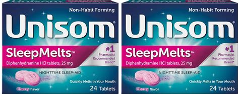 Amazon Unisom SleepMelts Nighttime Sleep Aid Diphenhydramine HCI