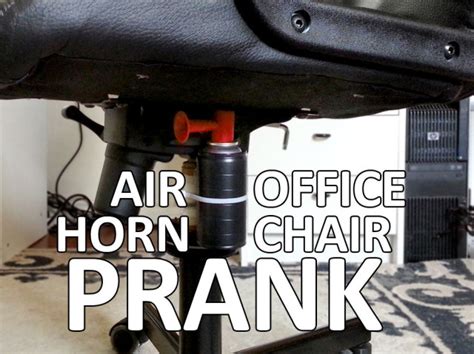 Air Horn Office Chair Prank