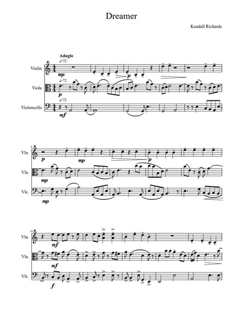 Dreamer Sheet music | Download free in PDF or MIDI | Musescore.com