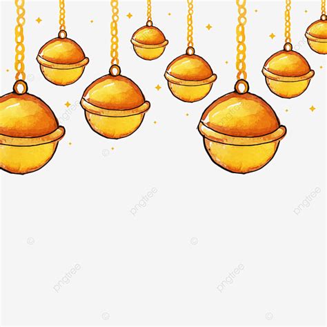 Golden Christmas Ball Vector Hd Png Images Golden Hanging Christmas