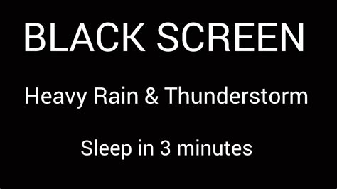 Rain Sounds For Sleeping Black Screen Sleeping And Relaxing Black