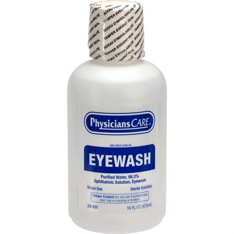 First Aid Only Sterile Ophthalmic Solution Eyewash (24101 ...