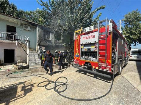 Antalya da müstakil evde çıkan yangın hasara yol açtı Antalya Haberleri