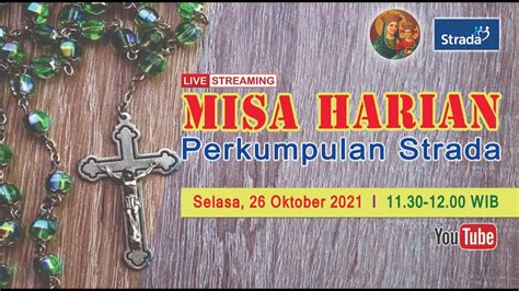 Misa Harian Selasa Oktober Pkl Youtube