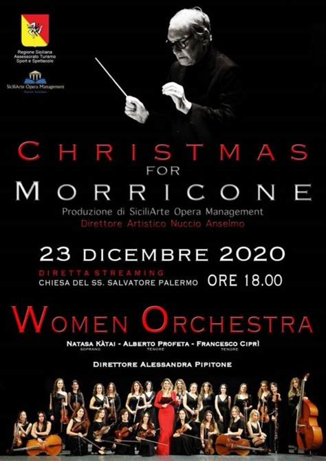 Christmas For Morricone La Women Orchestra In Diretta Streaming Per