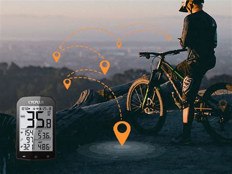 CYCPLUS GPS Computadora para Bicicleta Velocímetro y odómetro para