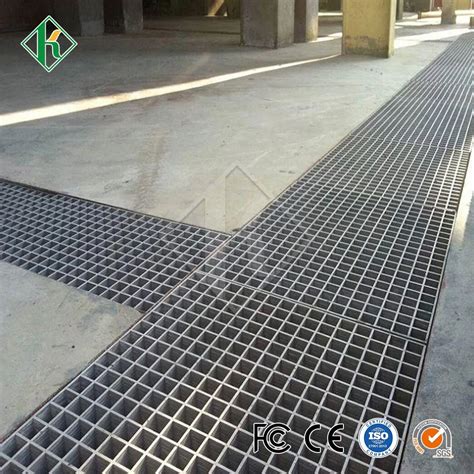 Kaiheng Kick Plate Steel Bar Grating Factory Trench Cover Steel Grating