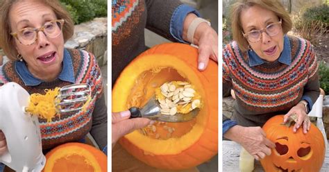 TikTok Grandma Shares Brilliant Tips For Easy Pumpkin Carving ViralBandit