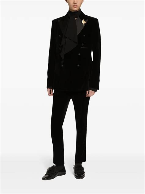 Dolce Gabbana Pussy Bow Shirt Black FARFETCH