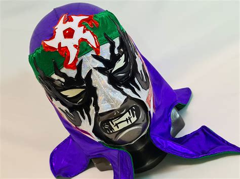 Pentagon Joker Wrestling Mask Luchador Costume Wrestler Lucha Etsy