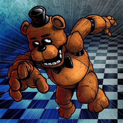 Freddy Fazbear illustration HD wallpaper | Wallpaper Flare