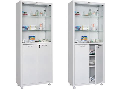 Купить Медицинский шкаф HILFE МД 2 1670/SG