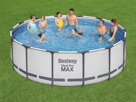 Piscine Tubulaire Steel Pro Max Ronde 4 27 X 1 22 M Bestway